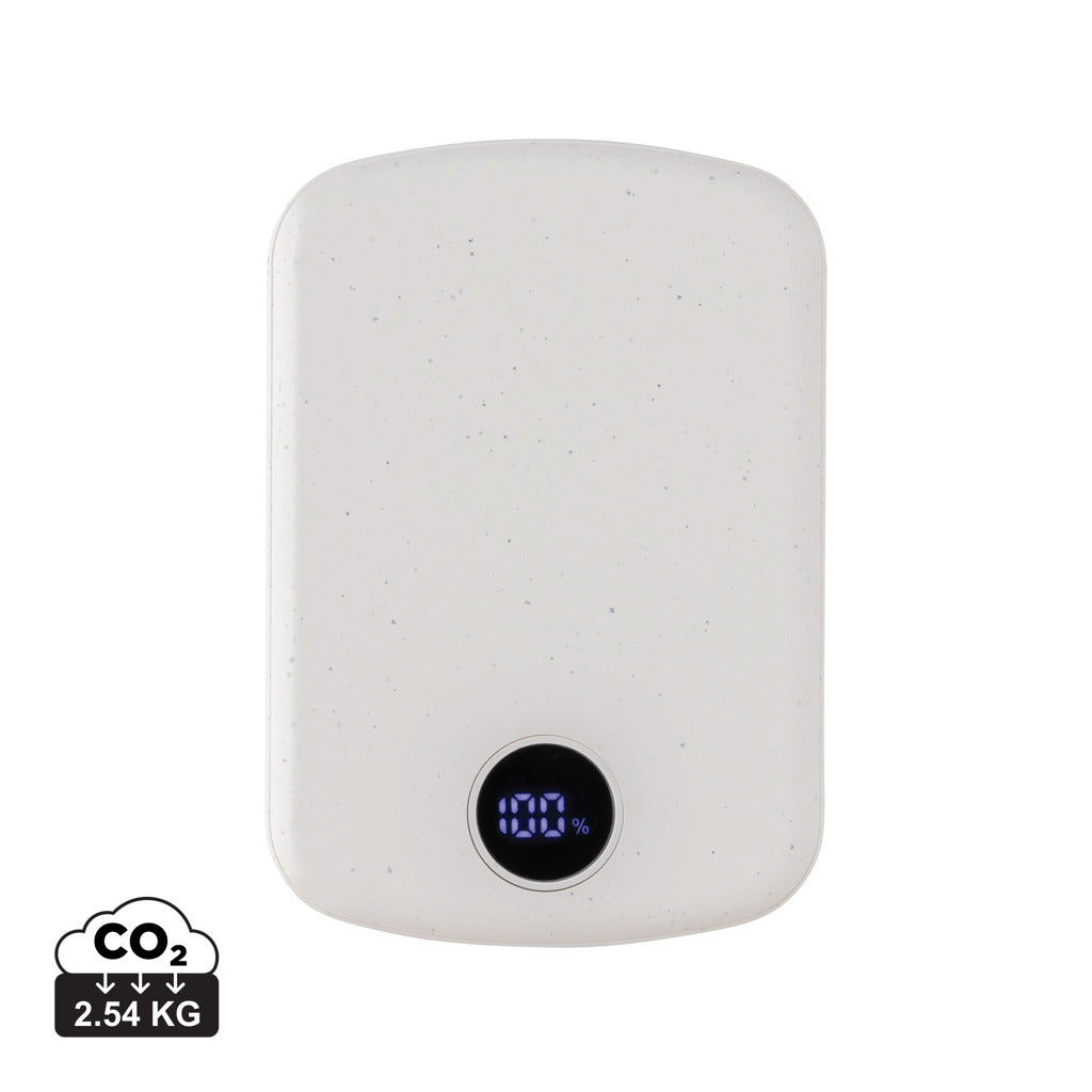 MagBoost 5.000mAh magnetische Powerbank aus RCS rec. Plastik – weiß
