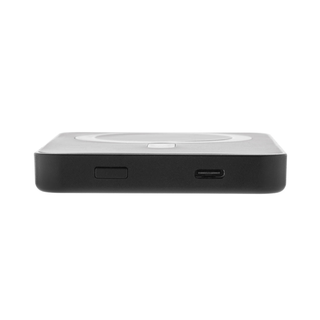 Magnetix 5.000mAh magnetische Powerbank aus RCS recycel. ABS – schwarz