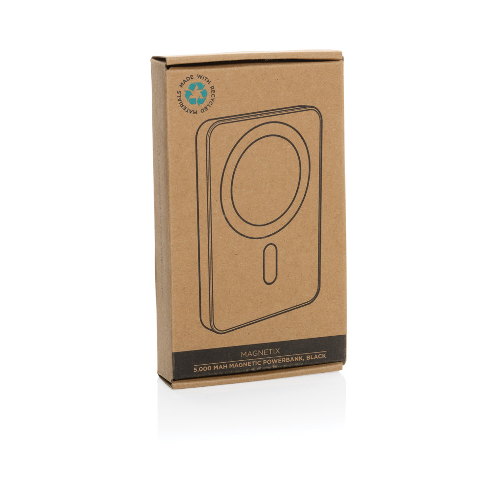 Magnetix 5.000mAh magnetische Powerbank aus RCS recycel. ABS