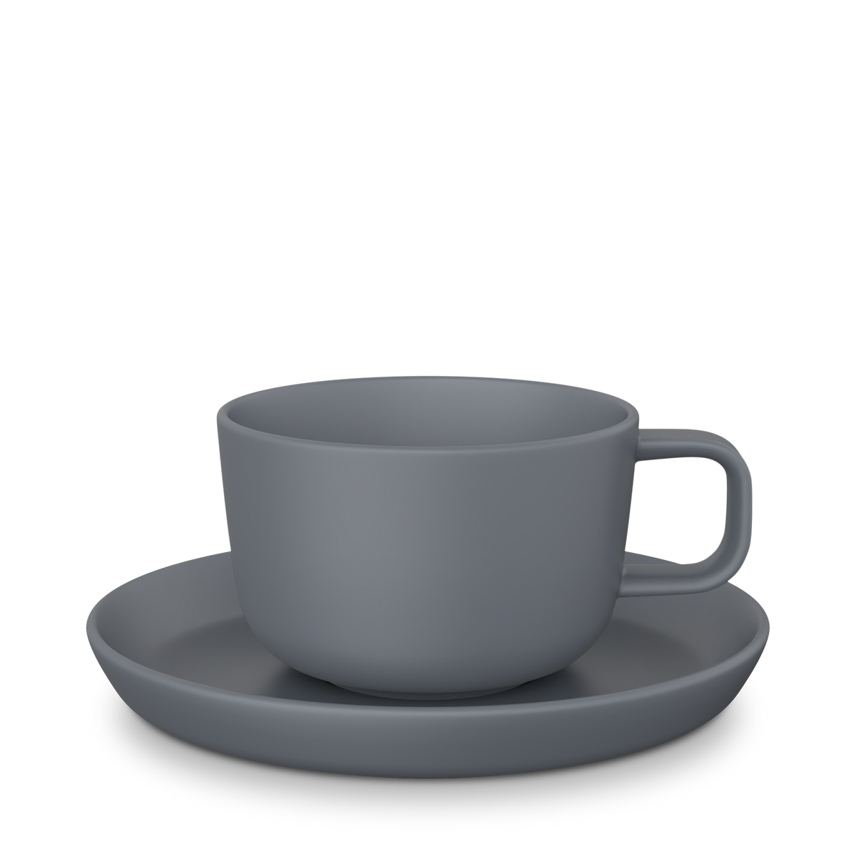 Mahlwerck Costa Verde Teetasse in Schwarz oder Grau – Grau