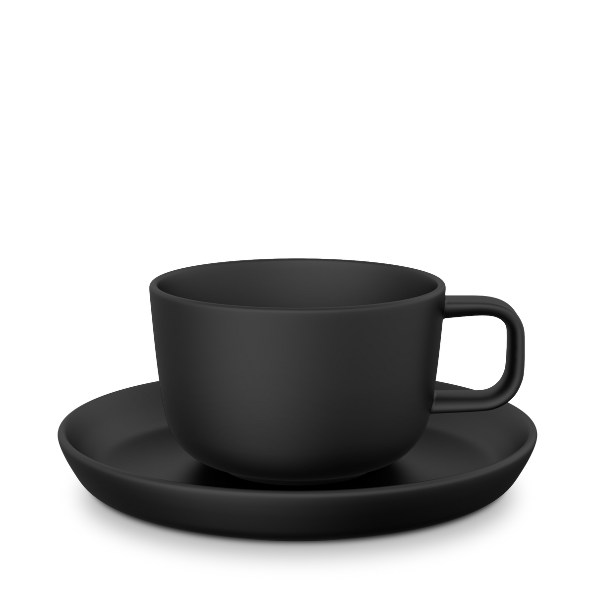 Mahlwerck Costa Verde Teetasse in Schwarz oder Grau – Schwarz