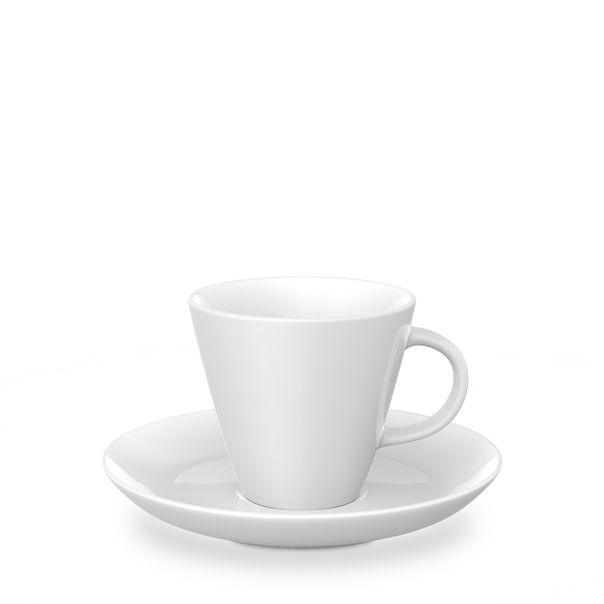Mahlwerck Espressotasse Tom mit Untertasse 110 ml – Weiß
