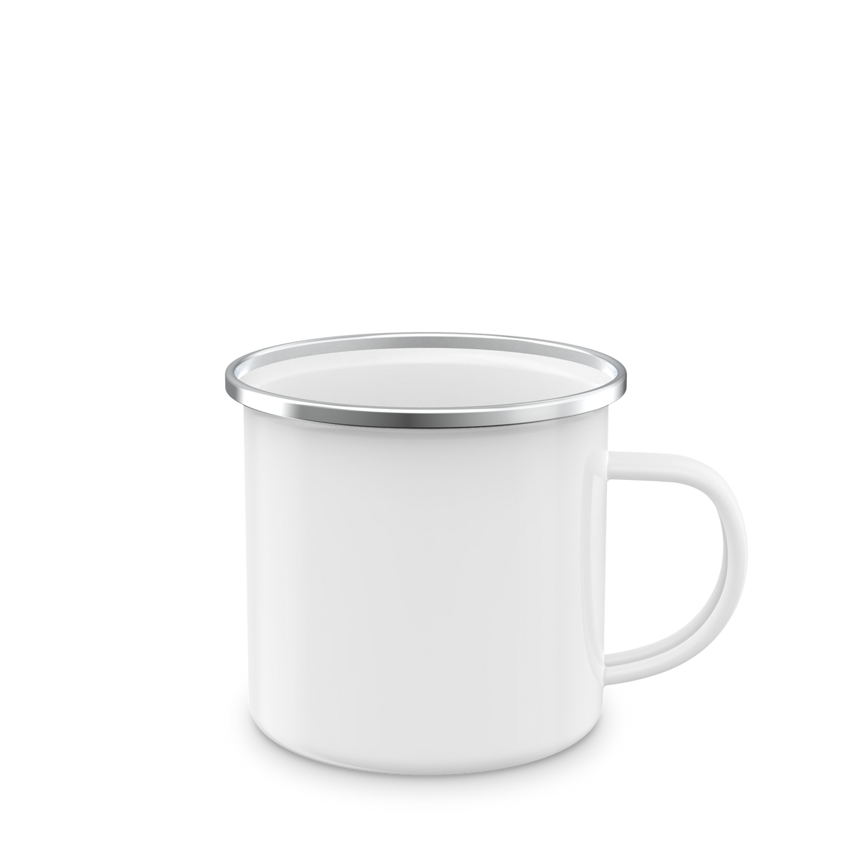 Mahlwerck Kaffeetasse Emaille 300 ml – Weiß