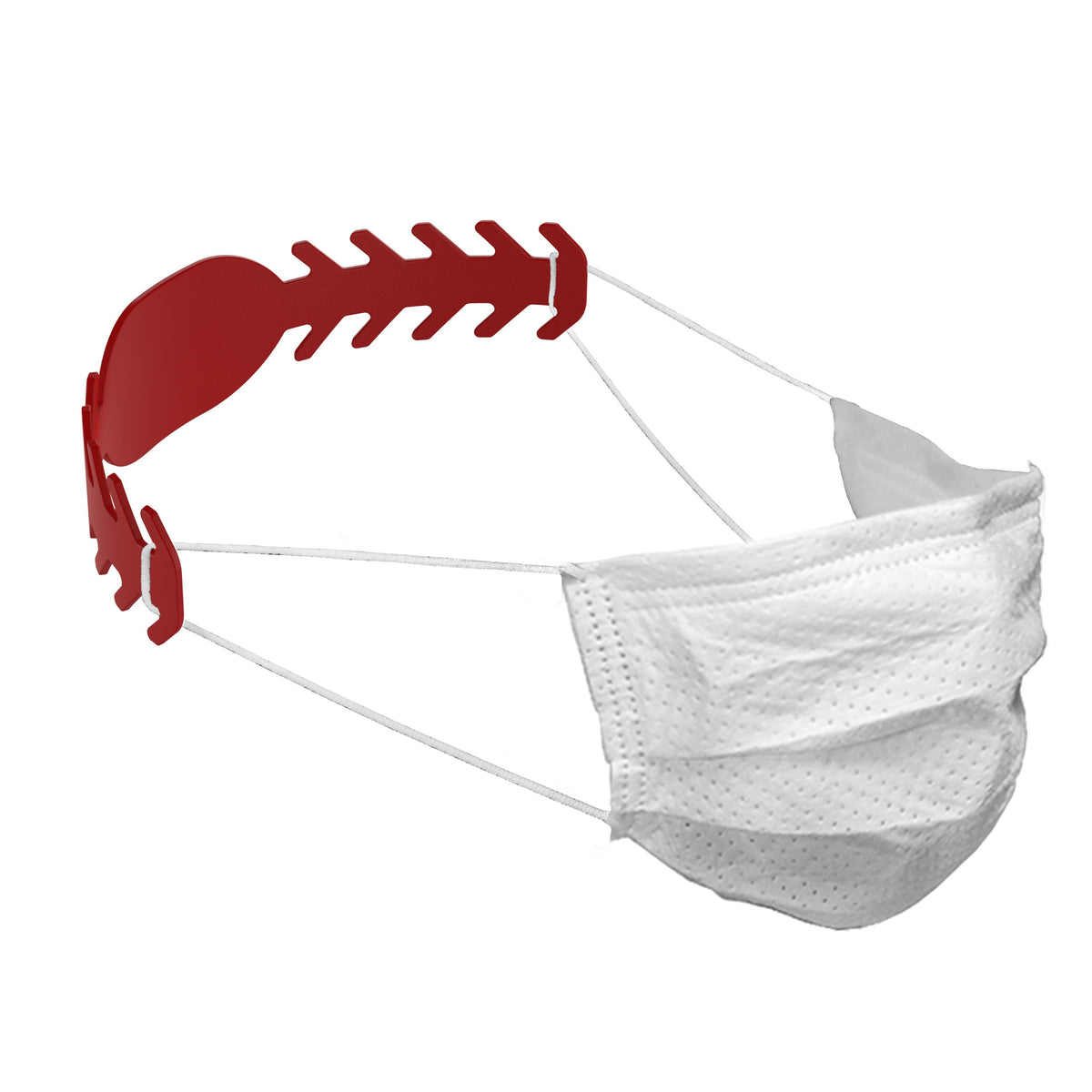 Maskenhalterung „Comfort“, medium – Rot