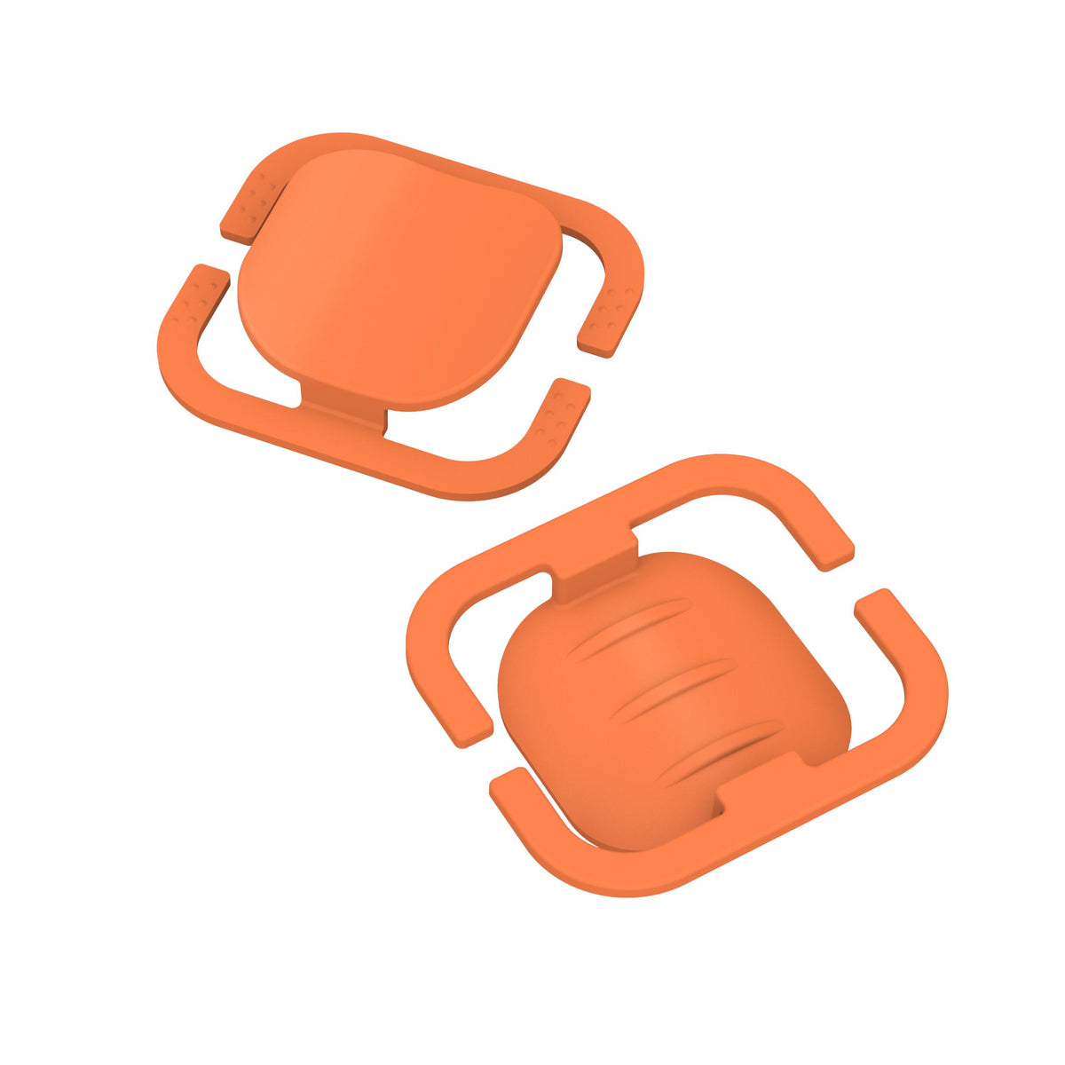Maskenhalterung „Helm“ 2er Set – Orange