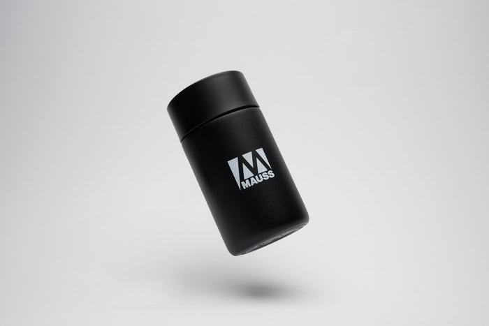 Thermobecher für MAUSS Bau, Kundenprojekt von Vanilla & Pepper