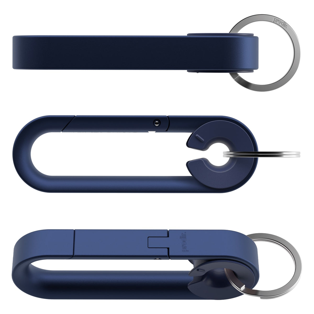 MC01 Connector Karabiner aus Aluminium – Kobaltblau / Kobaltblau / Silber verchromt S63-M64-X70