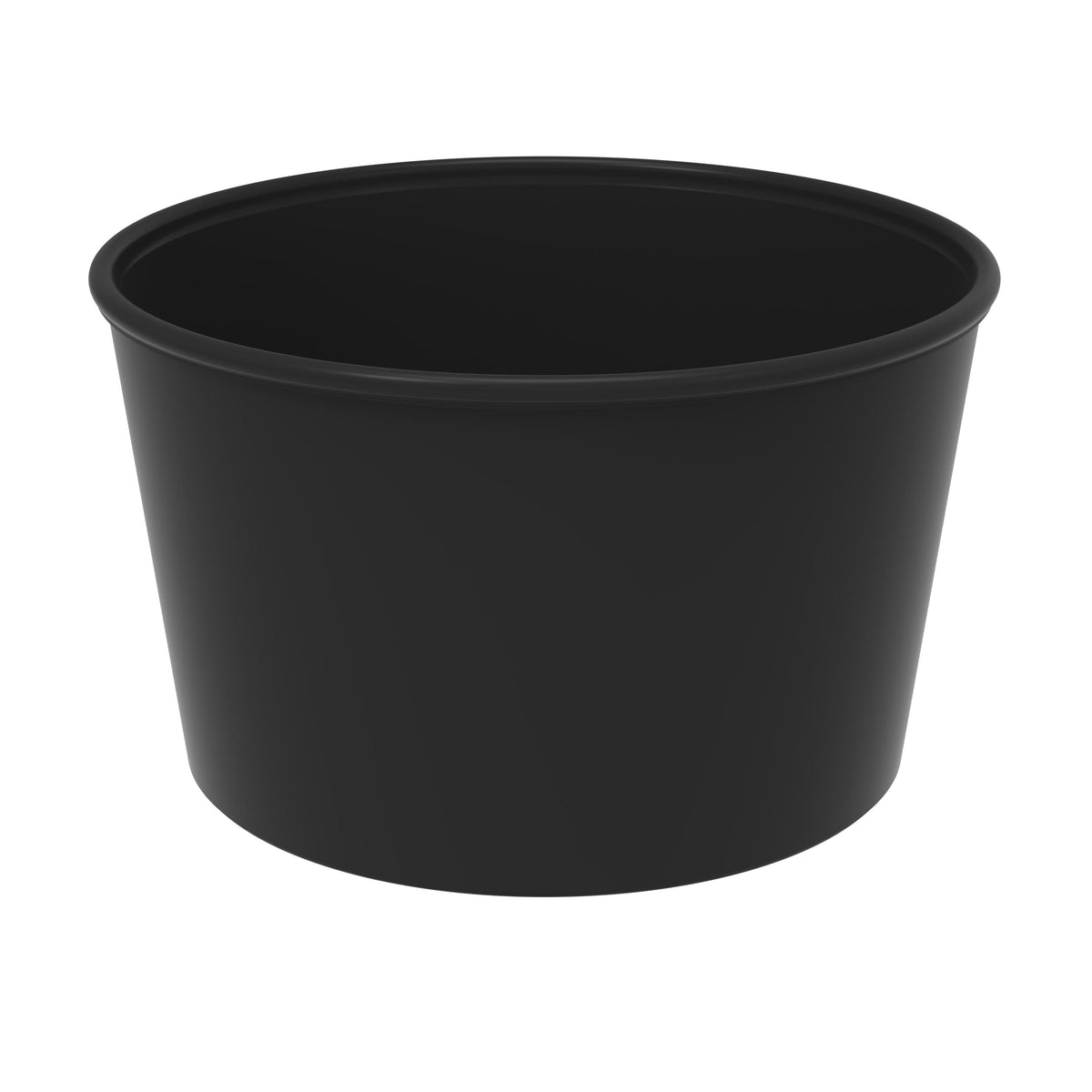 Mehrwegbecher „ToGo“, 460 ml – Schlichtes schwarz