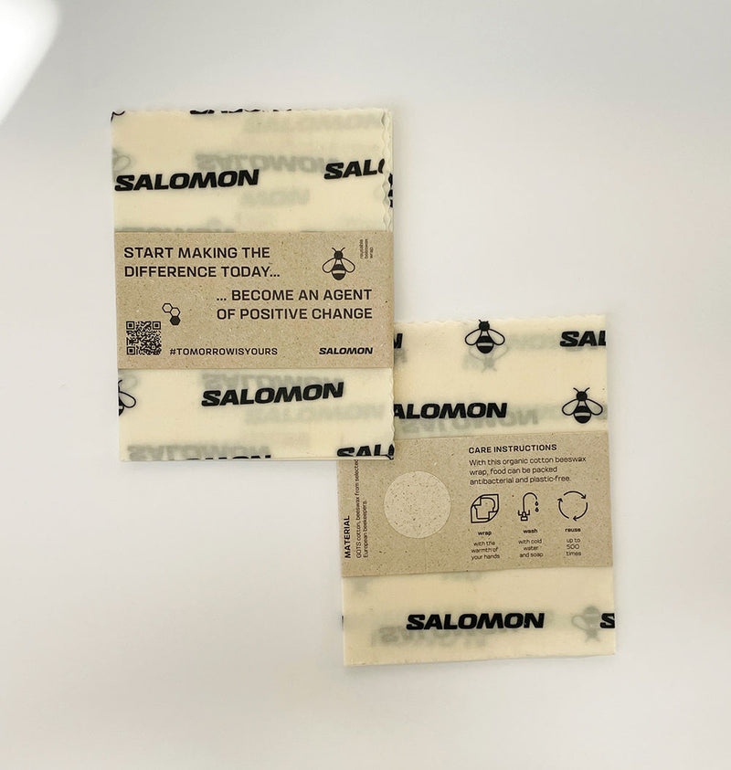 Bienenwachstuch mit Logo für SALOMON