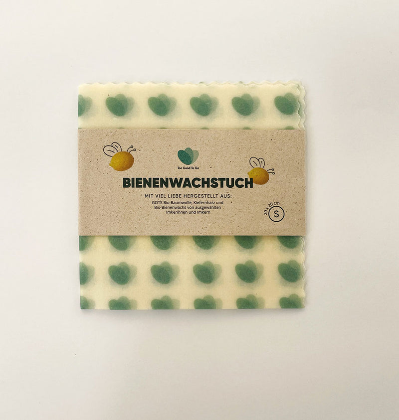 Bienenwachstuch mit Logo für Too Good To Go