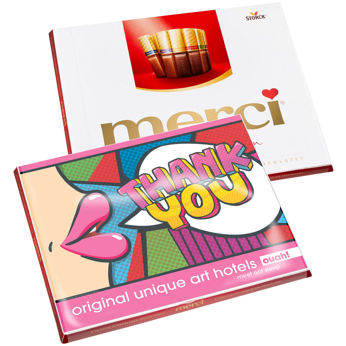 merci Finest Selection Schachtel mit individuell bedrucktem Einschiebecover