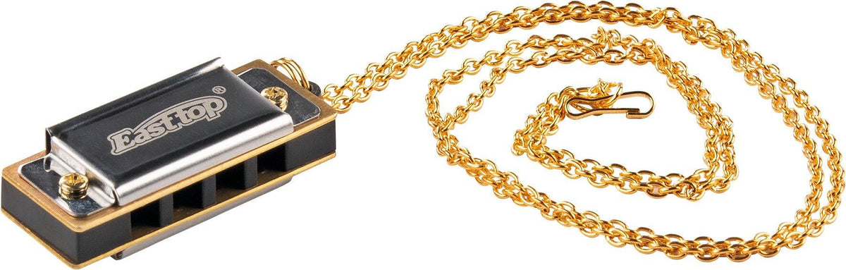 Mini Mundharmonika an Kette mit acht Tönen