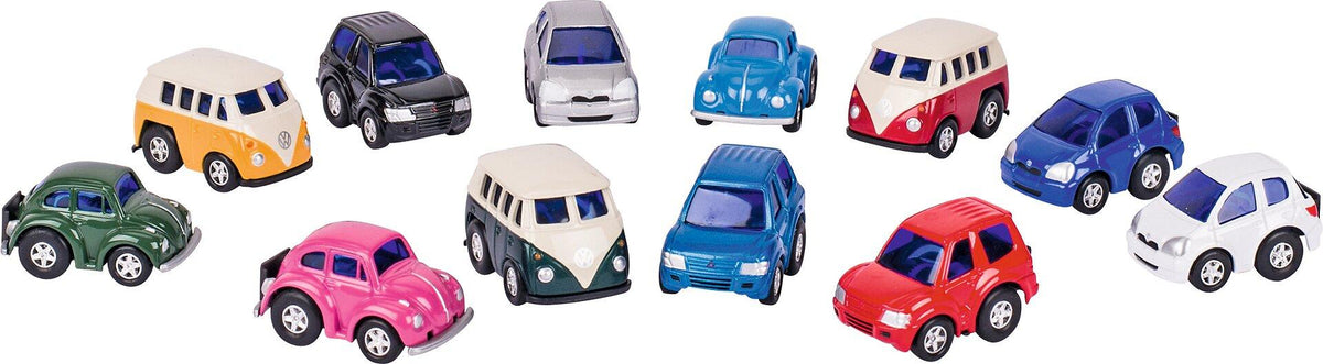 Mini Racer II Rückzugautos aus Spritzguss von goki – Ansicht