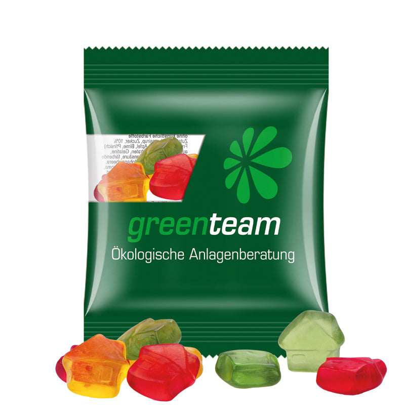 Minitüte 12 g Trolli Fruchtgummi Bärchen mit Logo