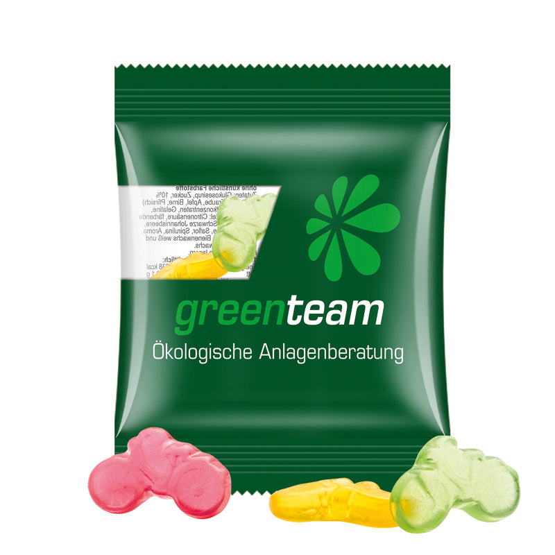 Minitüte 12 g Trolli Fruchtgummi Bärchen mit Logo