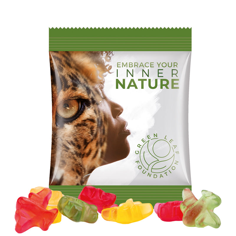 Minitüte 12 g Trolli Fruchtgummi Bärchen mit Logo