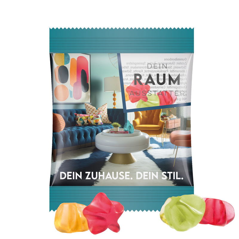 Minitüte 12 g Trolli Fruchtgummi Bärchen mit Logo