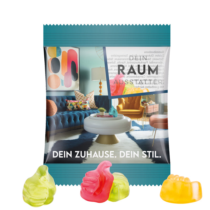Minitüte 12 g Trolli Fruchtgummi Bärchen mit Logo