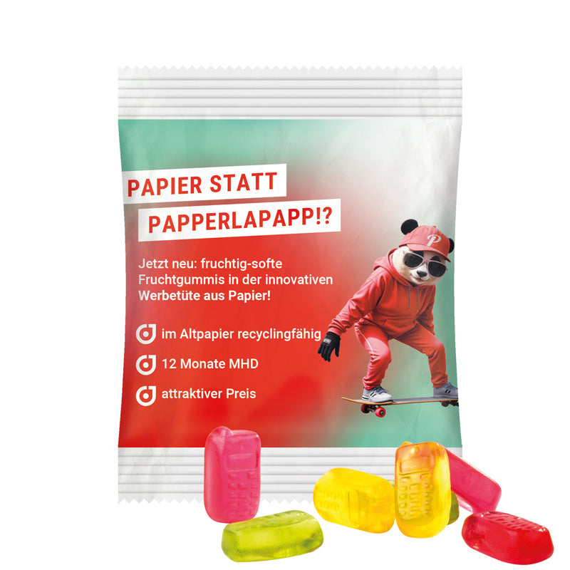 Minitüte 12 g Trolli Fruchtgummi Bärchen mit Logo