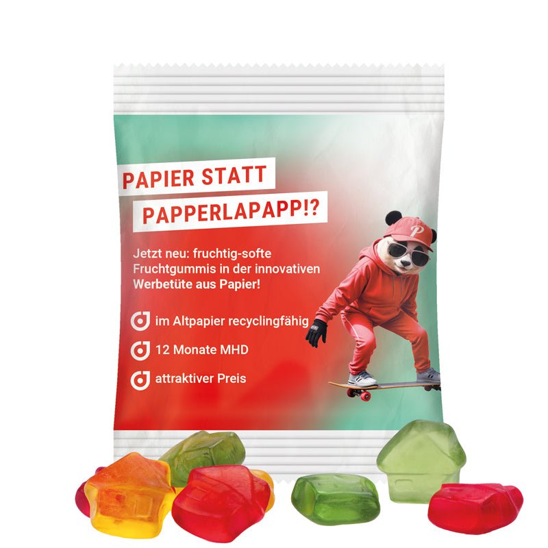 Minitüte 12 g Trolli Fruchtgummi Bärchen mit Logo