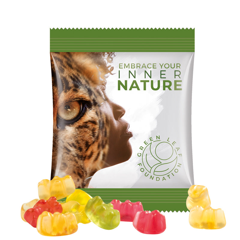 Minitüte 12 g Trolli Fruchtgummi Bärchen mit Logo