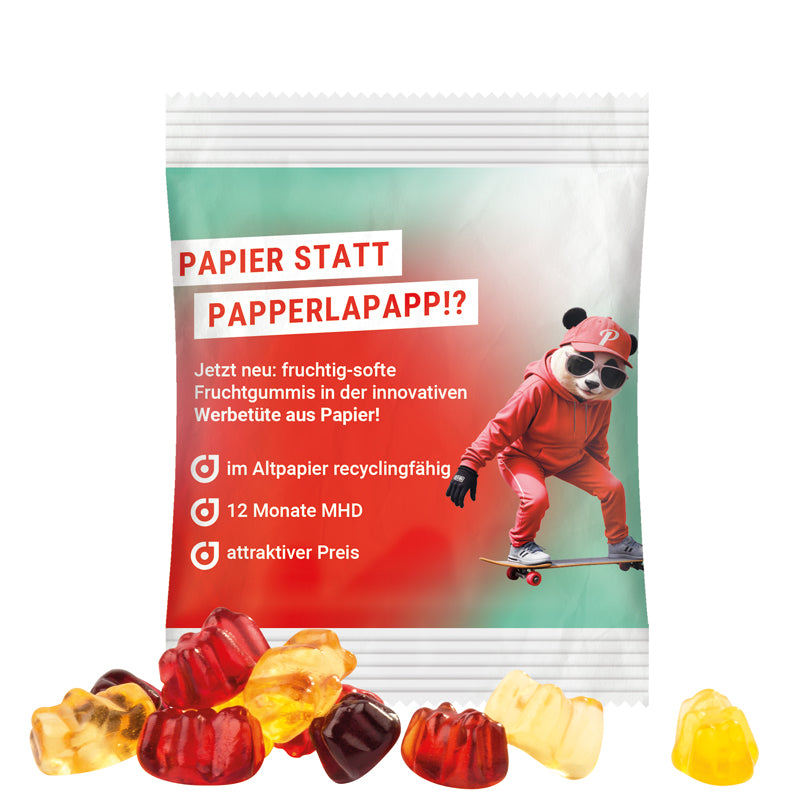 Minitüte 12 g Trolli Fruchtgummi Bärchen mit Logo