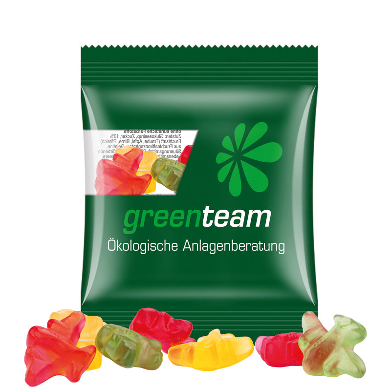 Minitüte 12 g Trolli Fruchtgummi Bärchen mit Logo