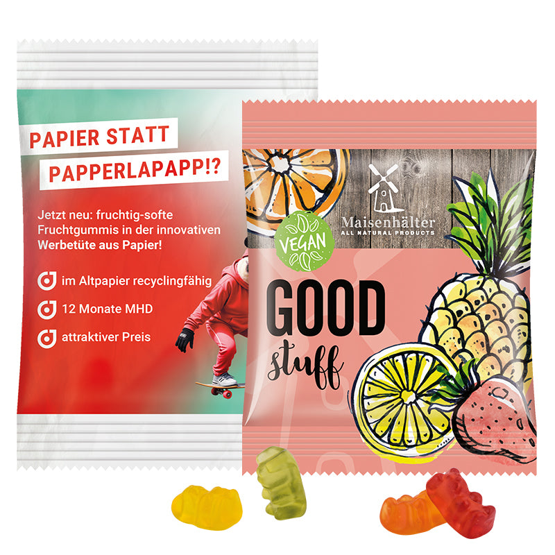 Minitüte 12 g Trolli Fruchtgummi Bärchen mit Logo
