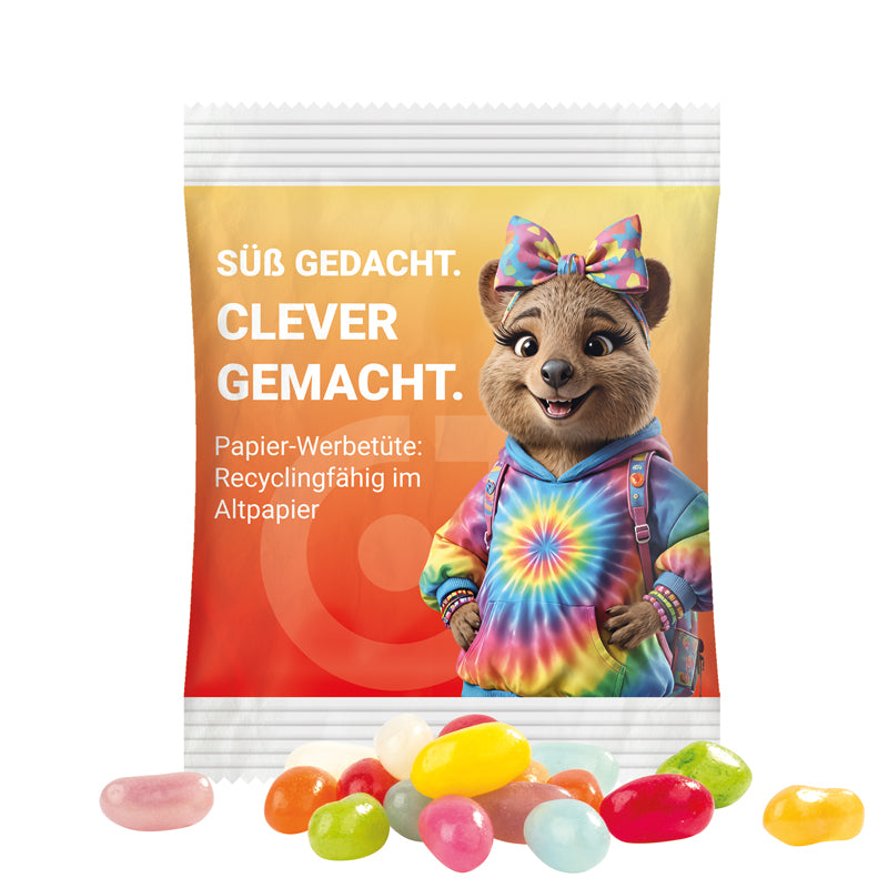 Minitüte 12 g Trolli Fruchtgummi Bärchen mit Logo
