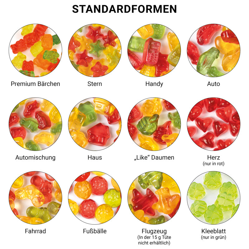 Minitüte 15 g Trolli Vitamin Fruchtgummi