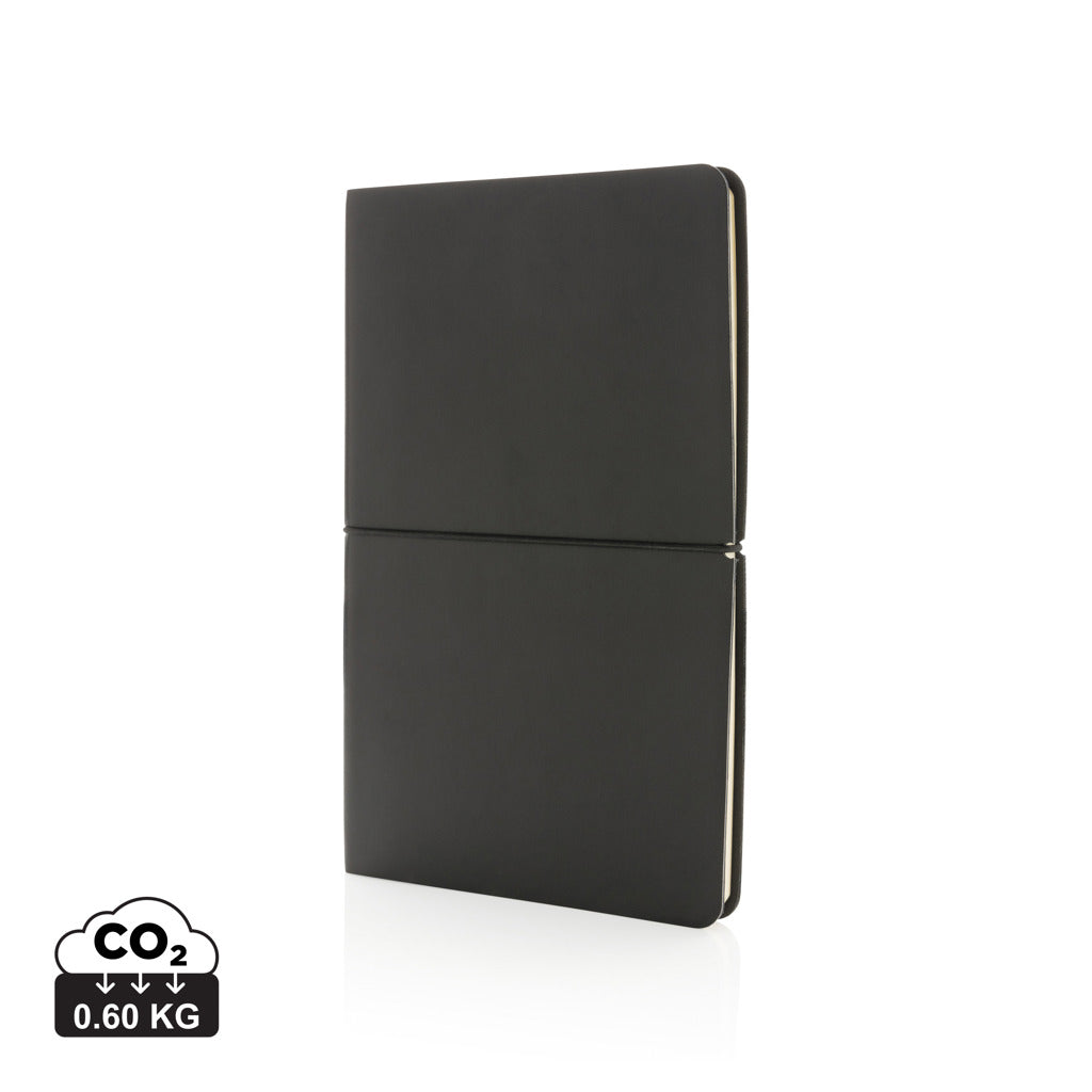 Modern Deluxe Softcover A5 Notizbuch – schwarz