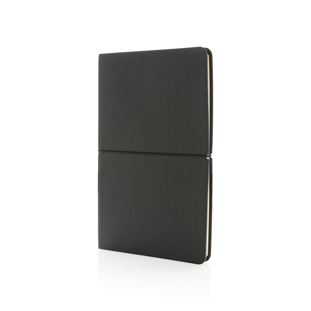 Modern Deluxe Softcover A5 Notizbuch – schwarz