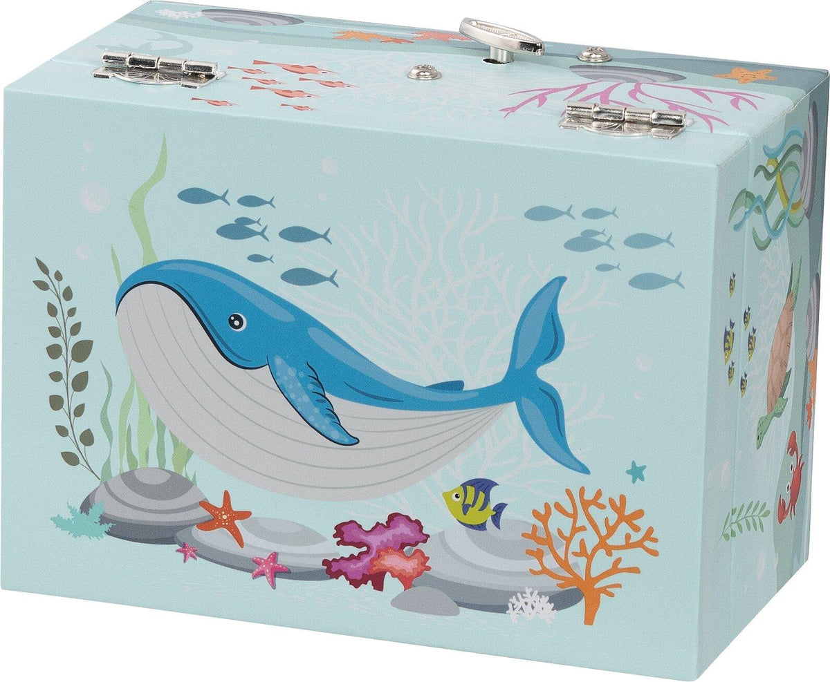 Musikspieldose Meerjungfrau Marinabella mit Muschelspiegel – Nahaufnahme