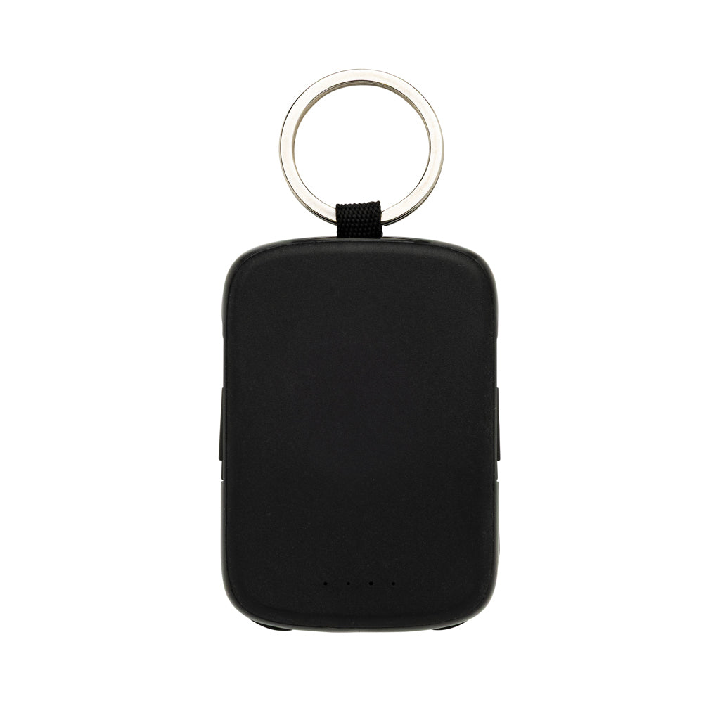 Nexo RCS Key-Chain-Powerbank 2.000mAh mit integr. Kabeln – schwarz