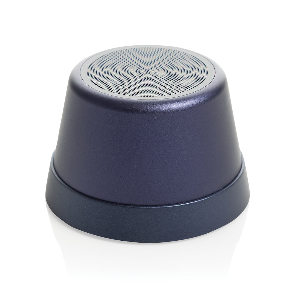 Nivio magnetischer 5W-Speaker aus RCS recyceltem Aluminium – blau