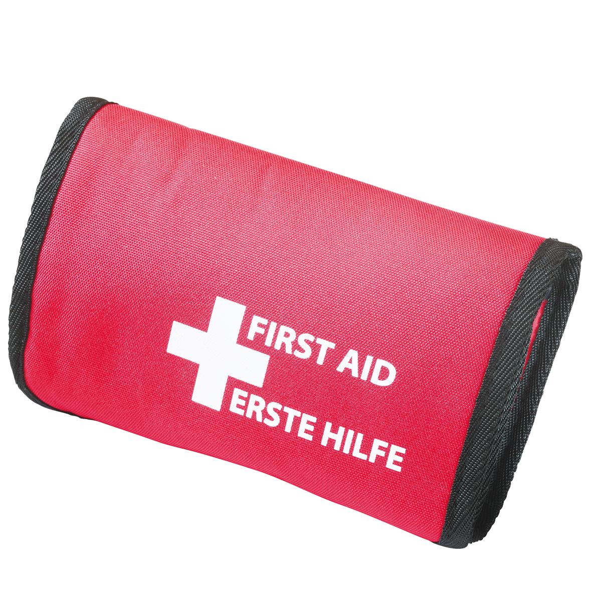 Notfall-Set „Bag“, groß – Rot / Schwarz