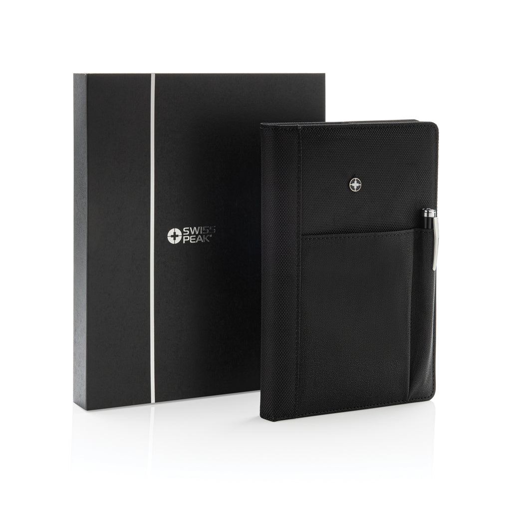 Notizbuch und Stift
