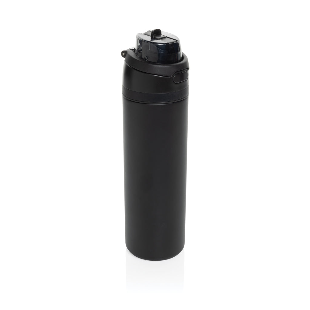 Omni Sip verschließbare Flasche aus RCS-reSteel, 720ml – schwarz