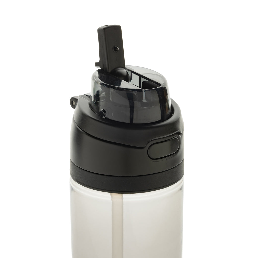 Omni Sip Wasserflasche 800ml aus RCS RPET – schwarz