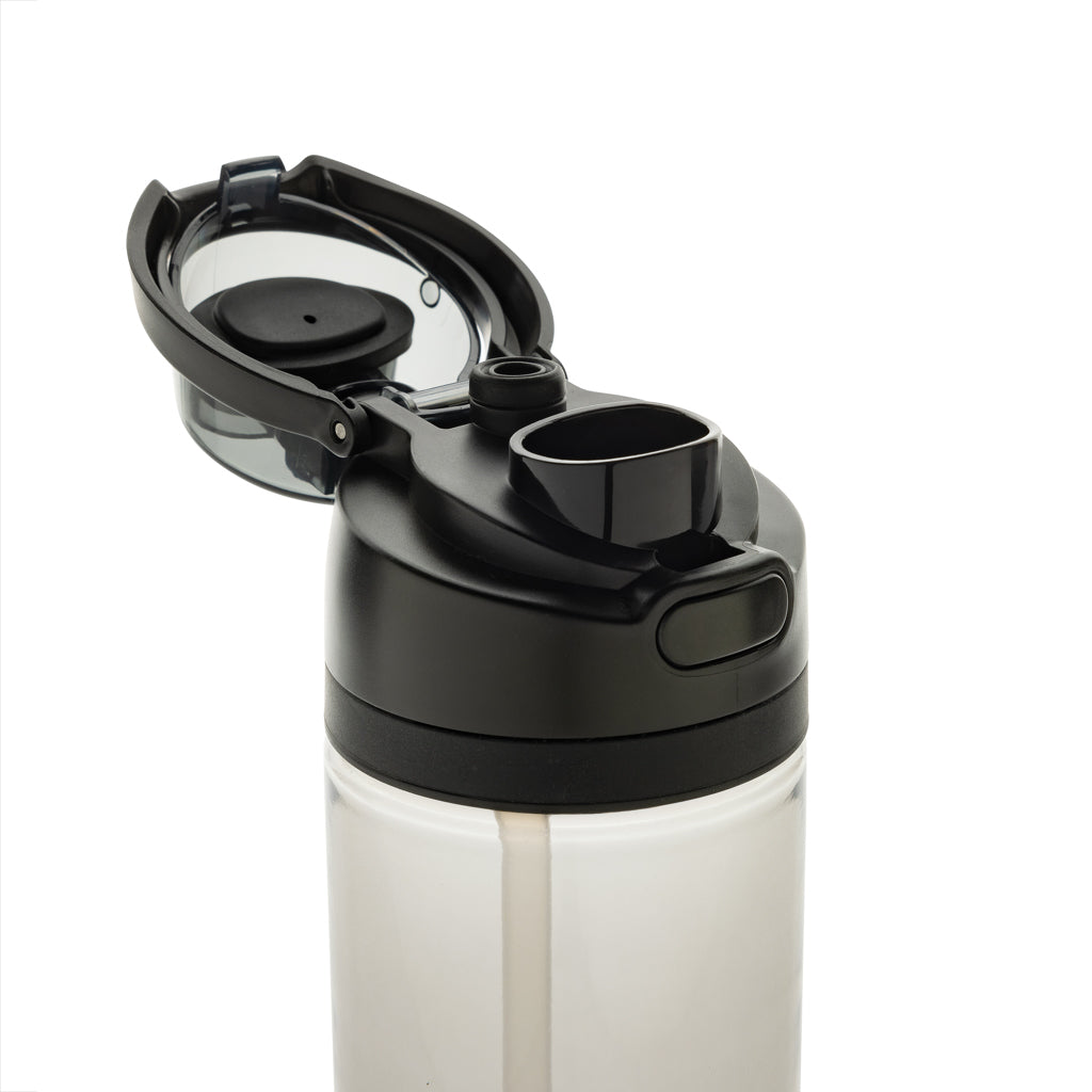 Omni Sip Wasserflasche 800ml aus RCS RPET – schwarz