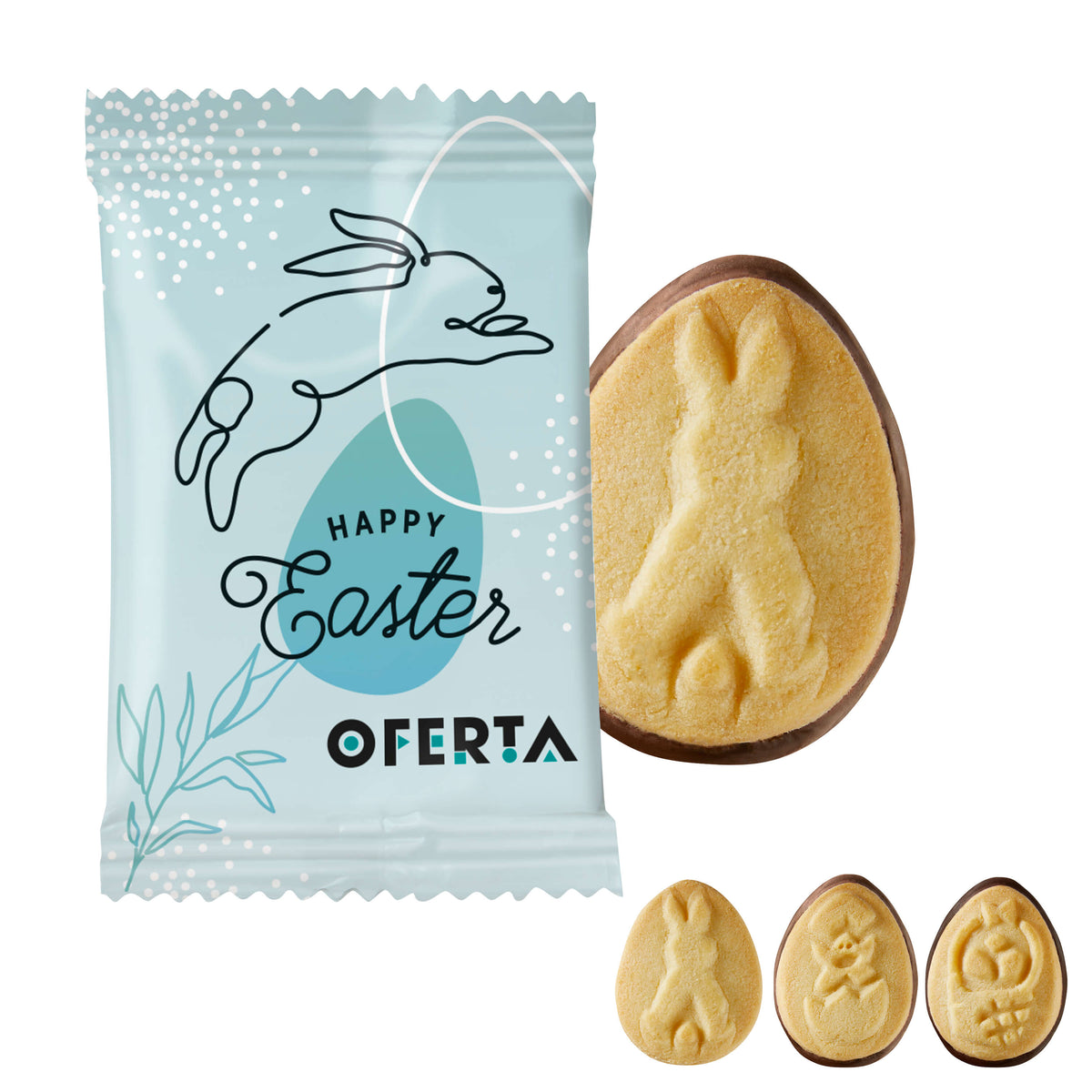 Oster Butterkekse im bedruckten Werbetütchen 90 x 50 mm