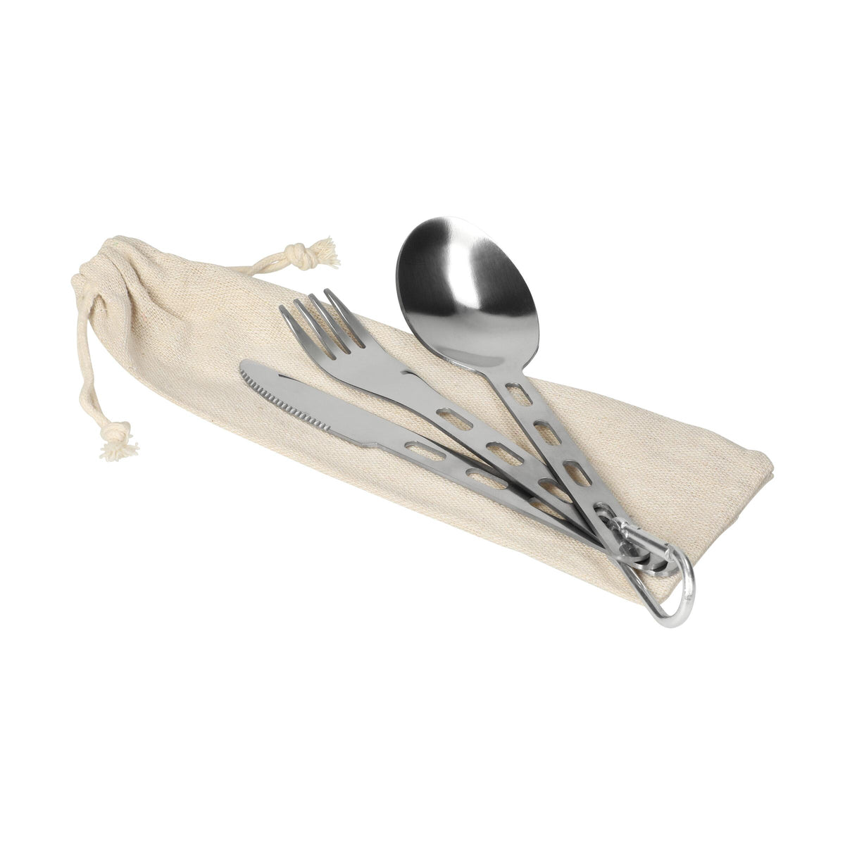 Outdoor-Besteck mit Karabiner „RONA“