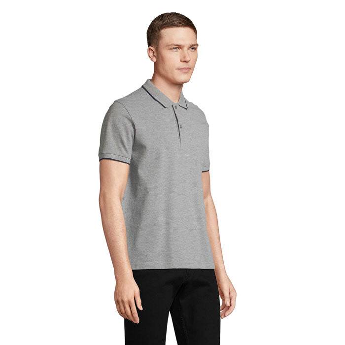 Grey Melange/ French Navy
