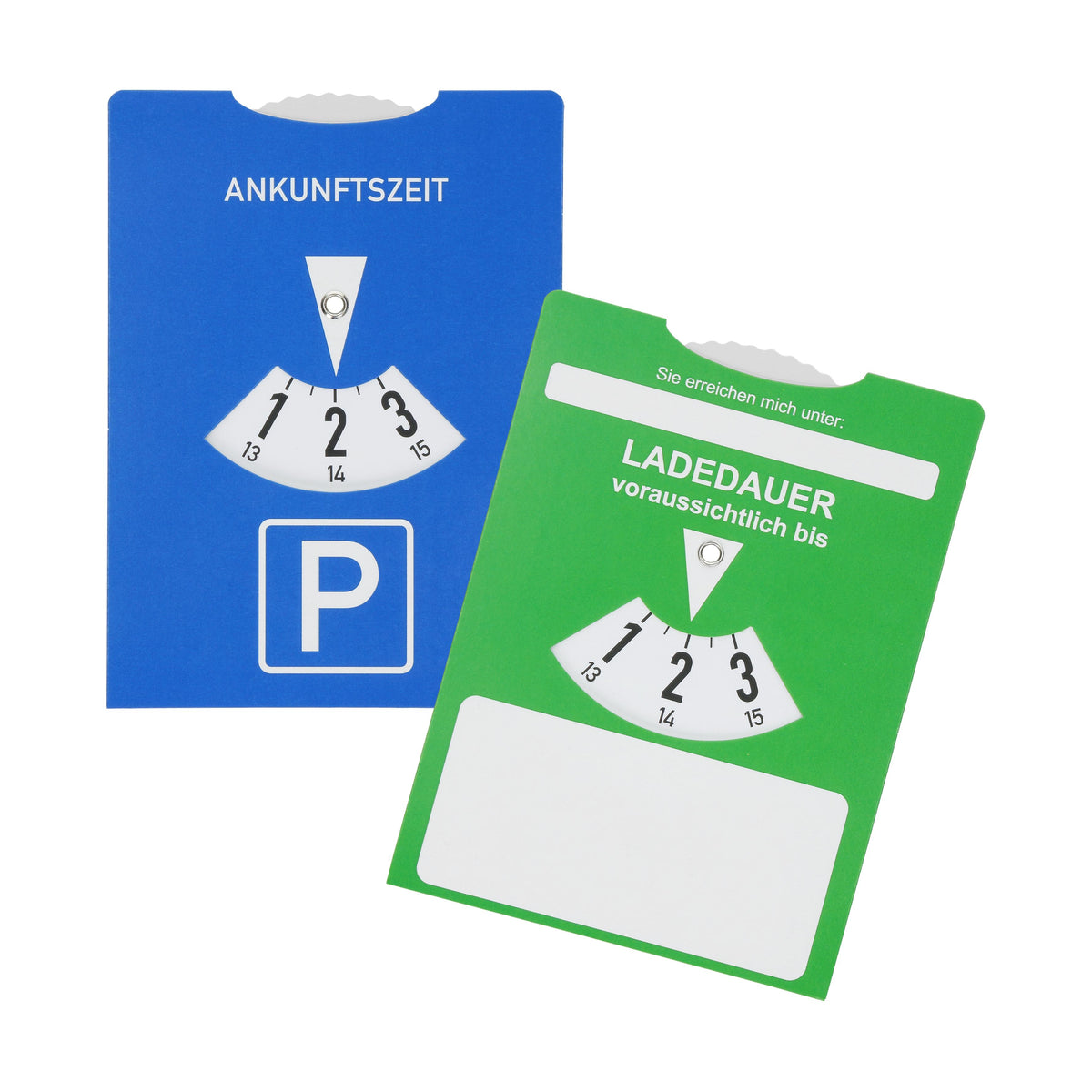 Papp-Parkscheibe „E-Mobility“