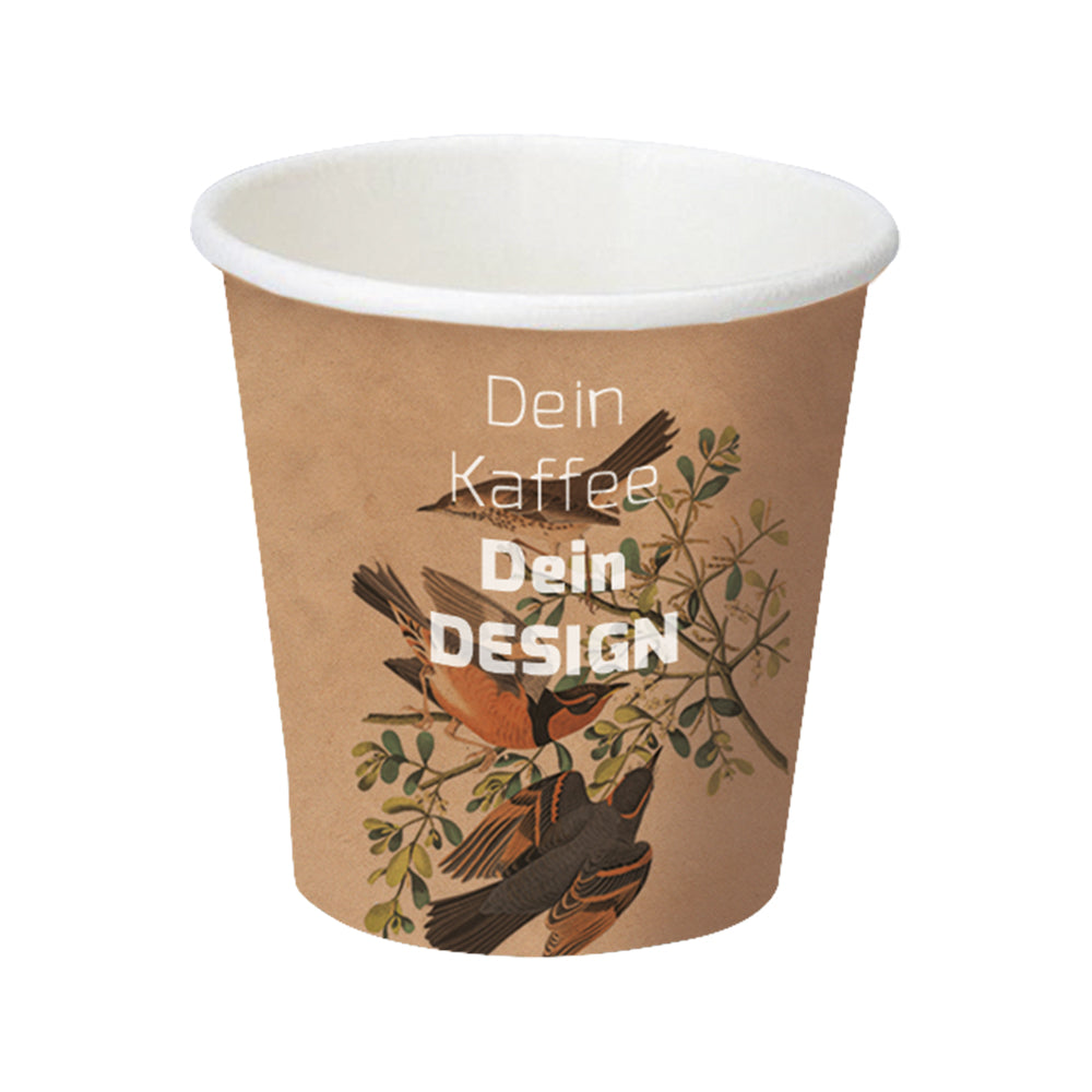 Pappbecher Mini mit Logo bedrucken