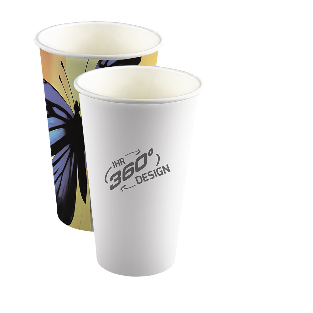 Pappbecher XL mit Logo bedrucken