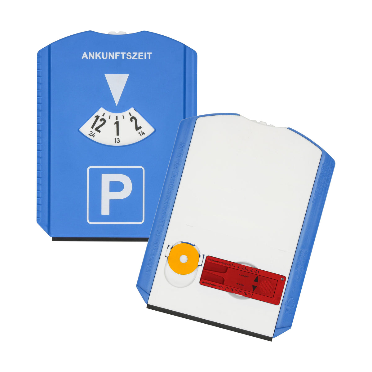 Parkscheibe „Profi“ – Blau / Weiß (00300)