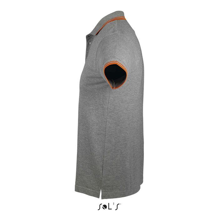 Melange Grau/Orange