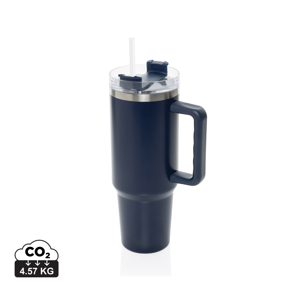 Peakflow Becher aus RCS recyceltem Stainless Steel 1200ml – navy blau