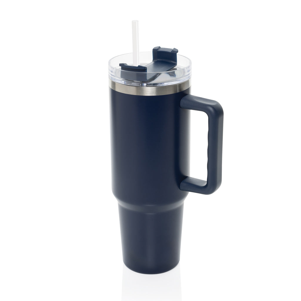 Peakflow Becher aus RCS recyceltem Stainless Steel 1200ml – navy blau